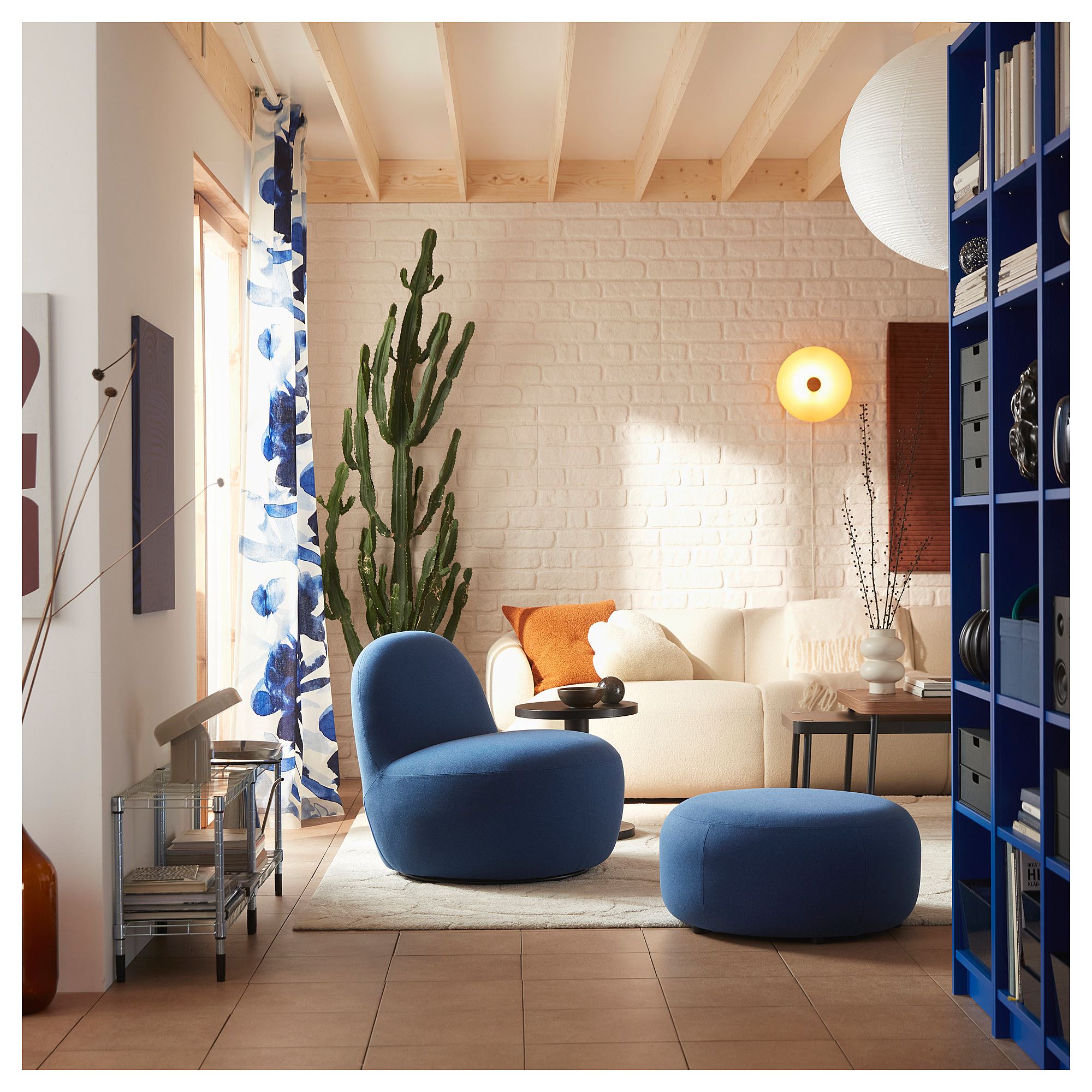 LILLESÄTER swivel easy chair