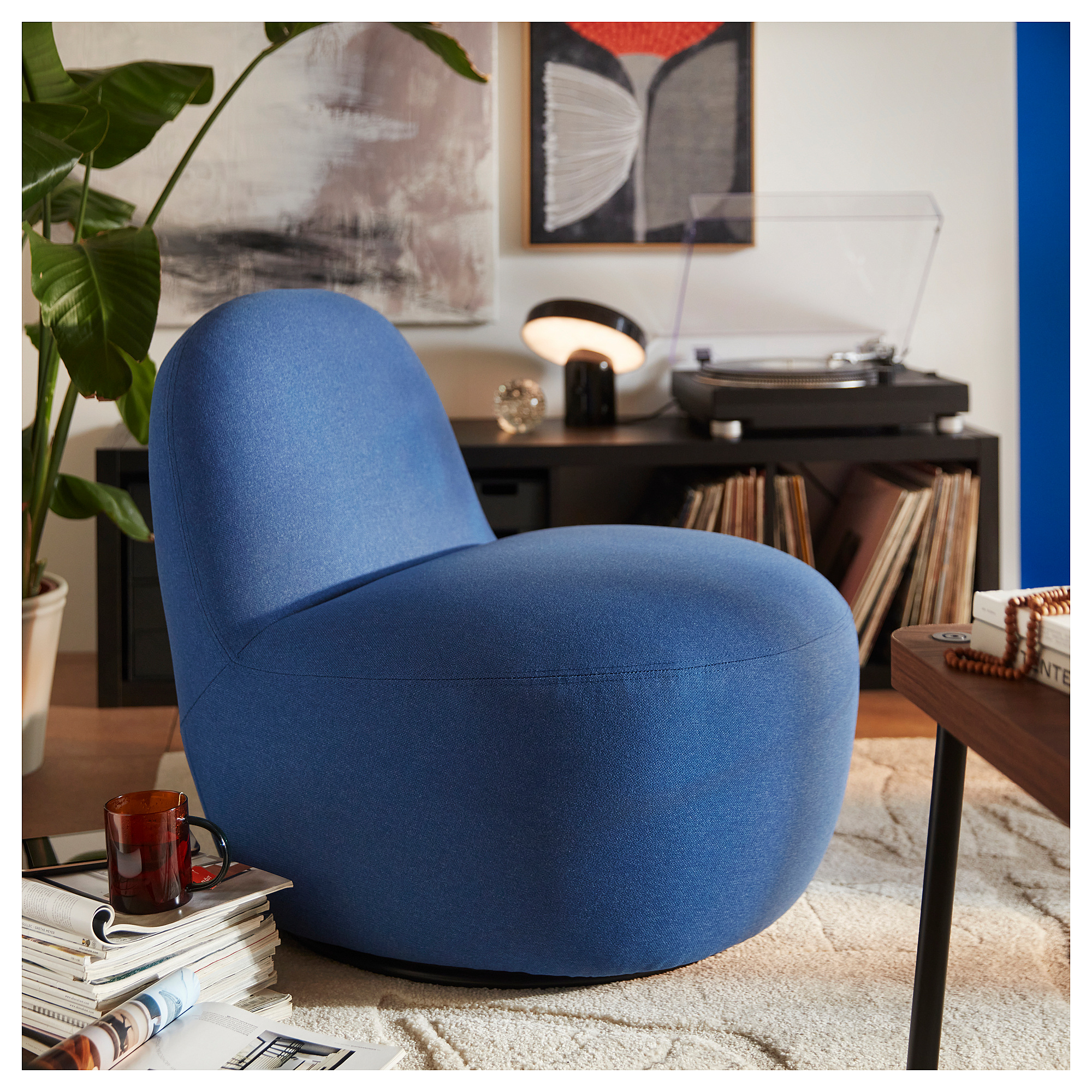 LILLESÄTER swivel easy chair