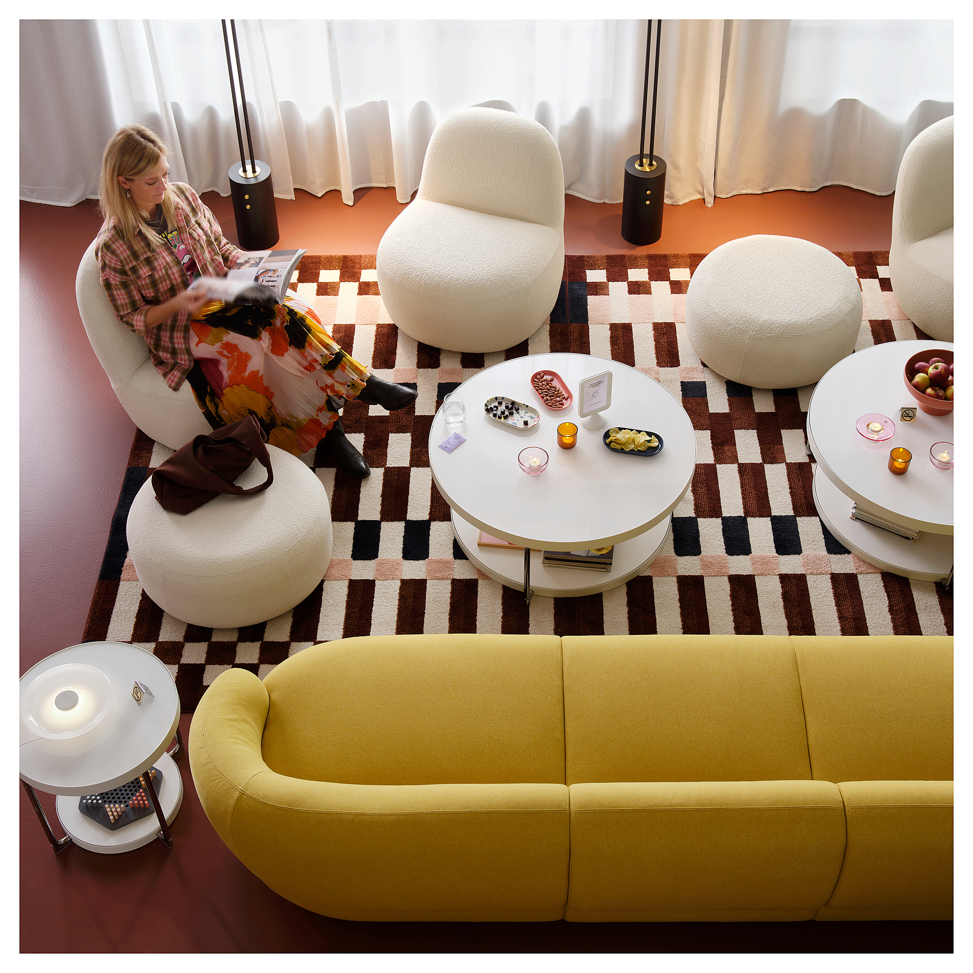 LILLESÄTER swivel easy chair