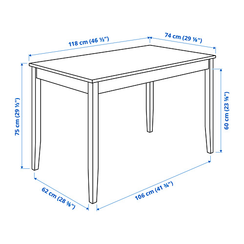 LERHAMN - 桌子, 黑棕色 | IKEA 線上購物 - PE799579_S4
