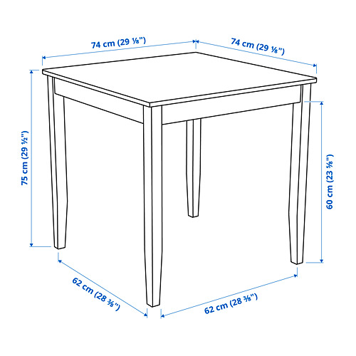 LERHAMN - 桌子, 淺仿古染色/染白色 | IKEA 線上購物 - PE799580_S4