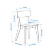 LISABO/LISABO table and 4 chairs