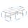 SKOGSTA/BERGMUND - table and 6 chairs, acacia/Kolboda beige/dark grey | IKEA Taiwan Online - PE799598_S1