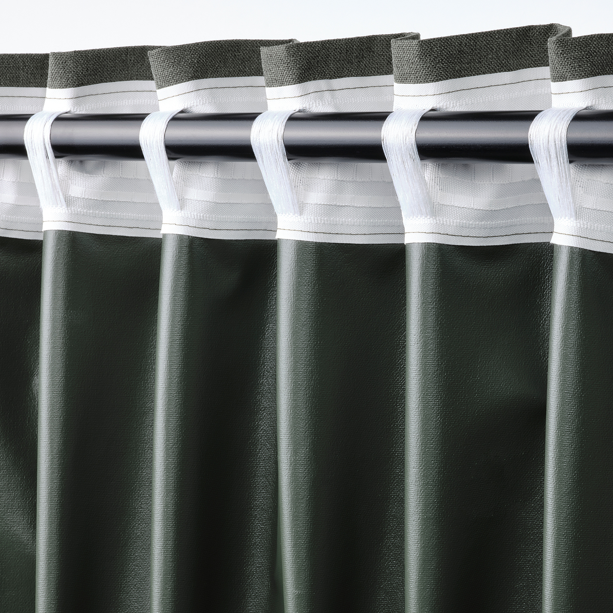 ROSENMANDEL block-out curtains, 1 pair