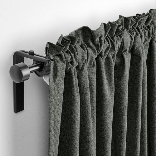 ROSENMANDEL block-out curtains, 1 pair
