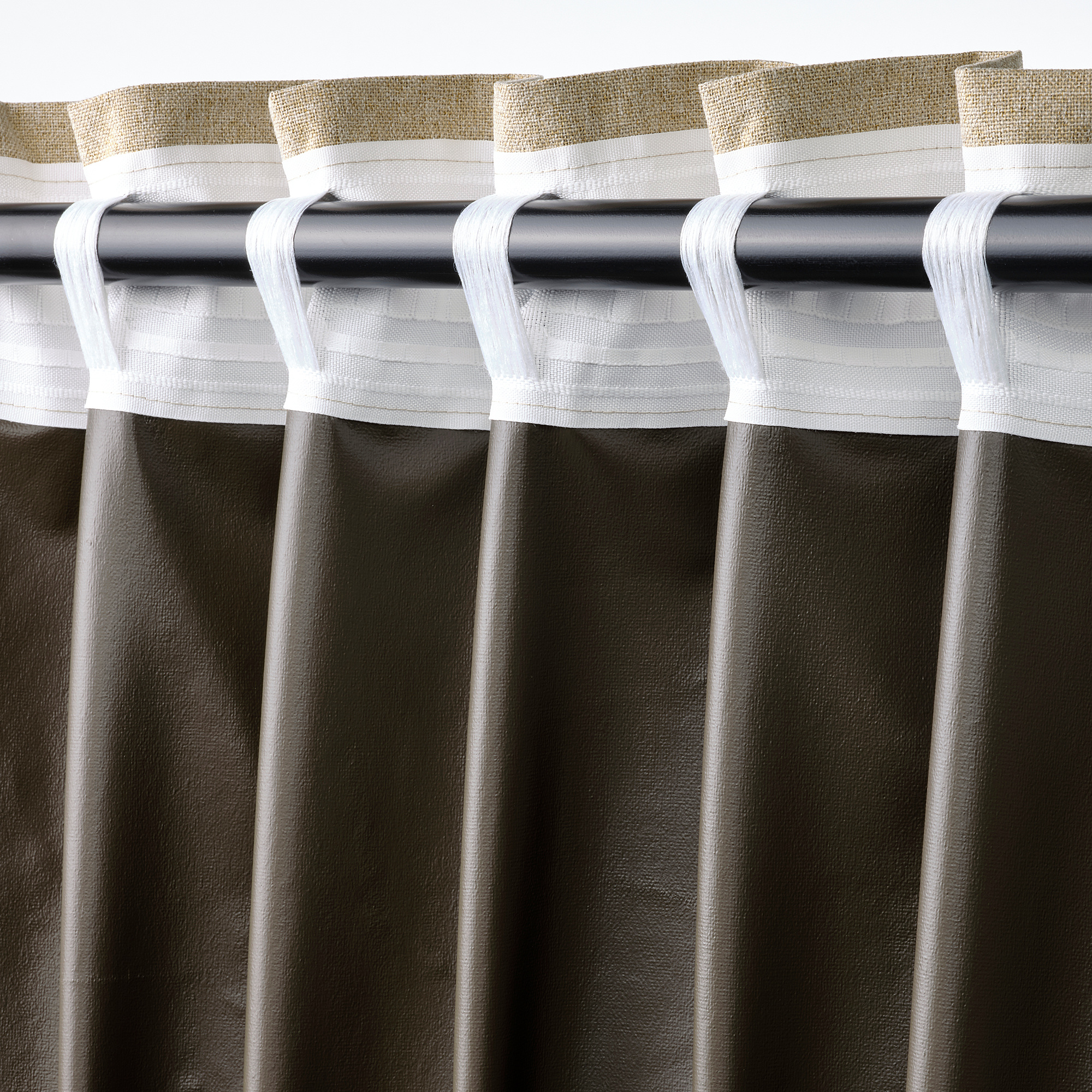 ROSENMANDEL room darkening curtains, 1 pair