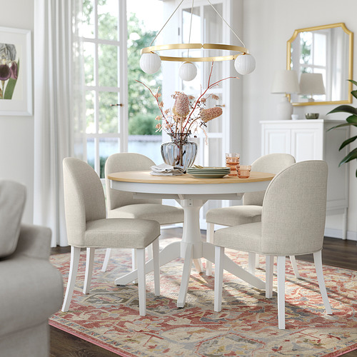 ROSENTORP/ROSENTORP table and 4 chairs