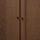 BILLY/OXBERG - bookcase w height extension ut/drs, brown ash veneer | IKEA Taiwan Online - PE714098_S1