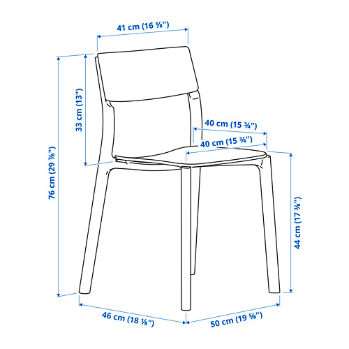 IKEA PS 2012/JANINGE table and 4 chairs