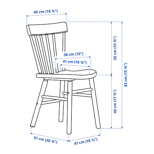 SKOGSTA/NORRARYD table and 6 chairs