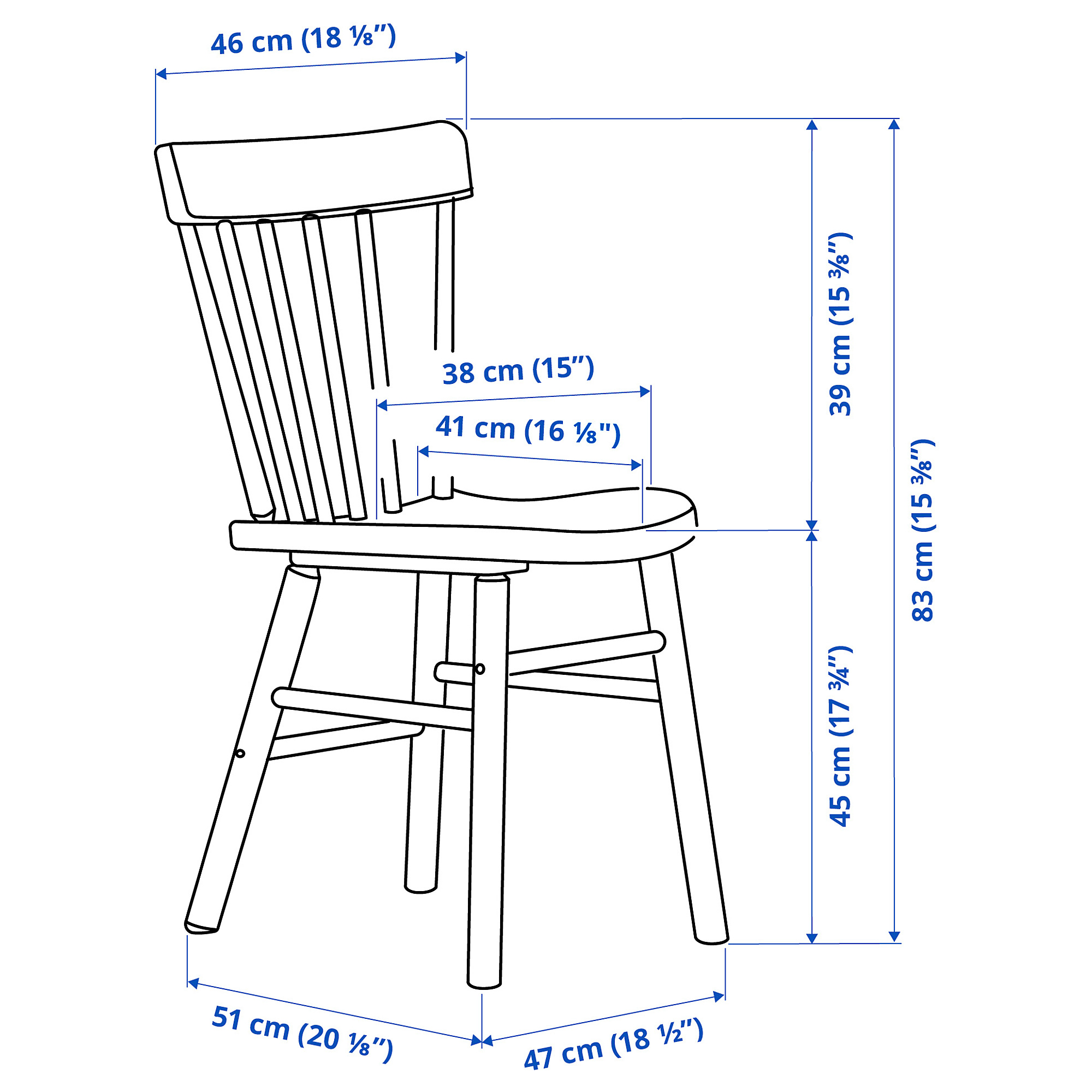 SKOGSTA/NORRARYD table and 6 chairs