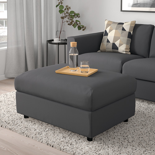 VIMLE footstool with storage