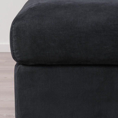 VIMLE - 收納椅凳, Saxemara 黑藍色, 73x48 公分| IKEA 線上購物