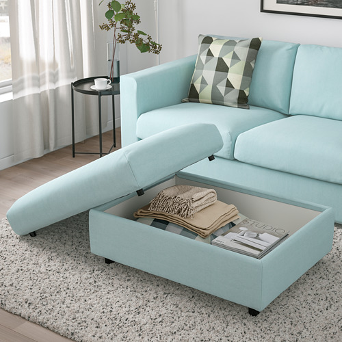 VIMLE - 收納椅凳, Saxemara 淺藍色 | IKEA 線上購物 - PE799694_S4