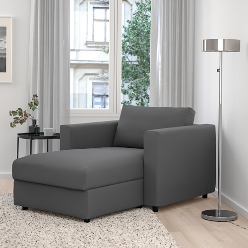 VIMLE - chaise longue, Hallarp grey | IKEA Taiwan Online - PE799717_S4