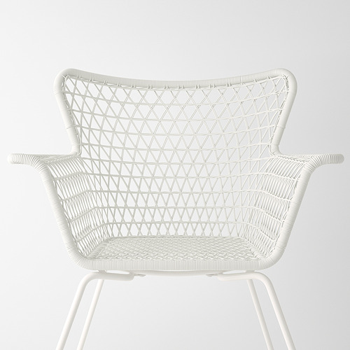 HÖGSTEN chair with armrests, outdoor