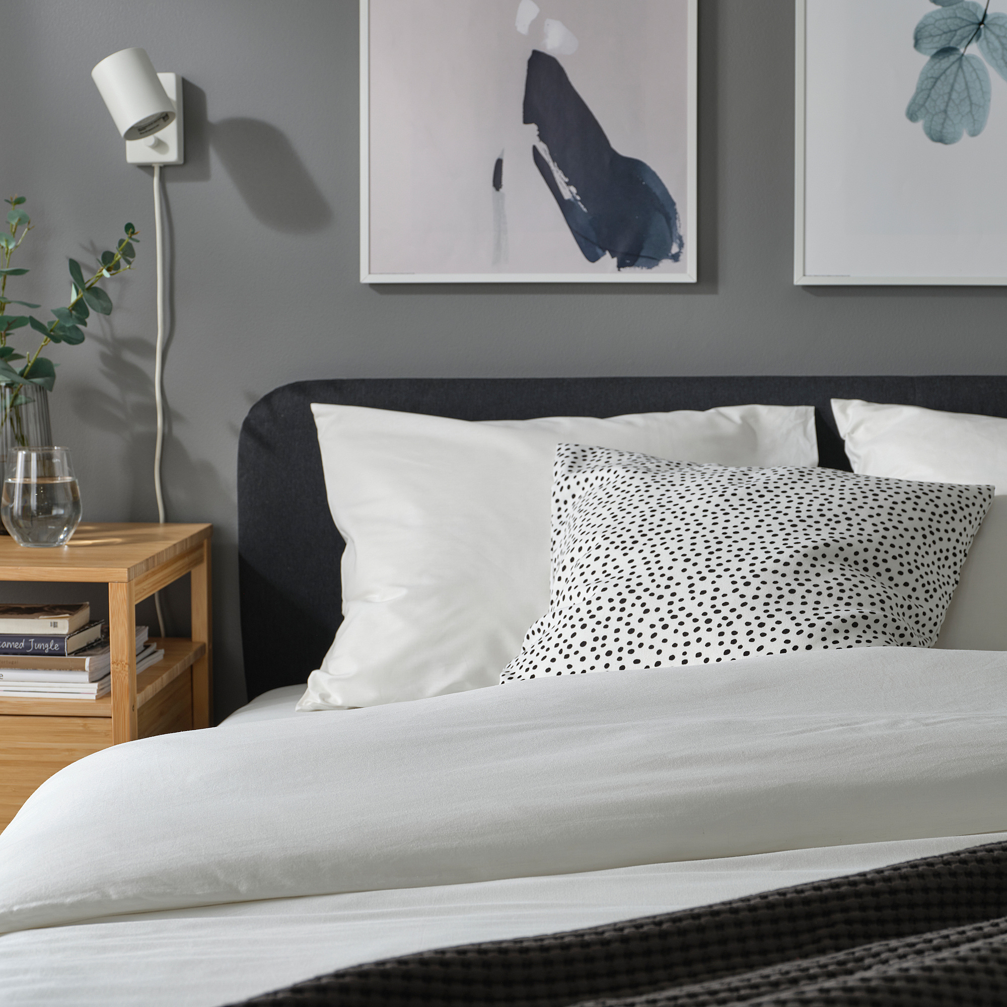 BJÖRKGRÅMAL cushion cover