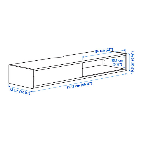 SPIKSMED media shelf