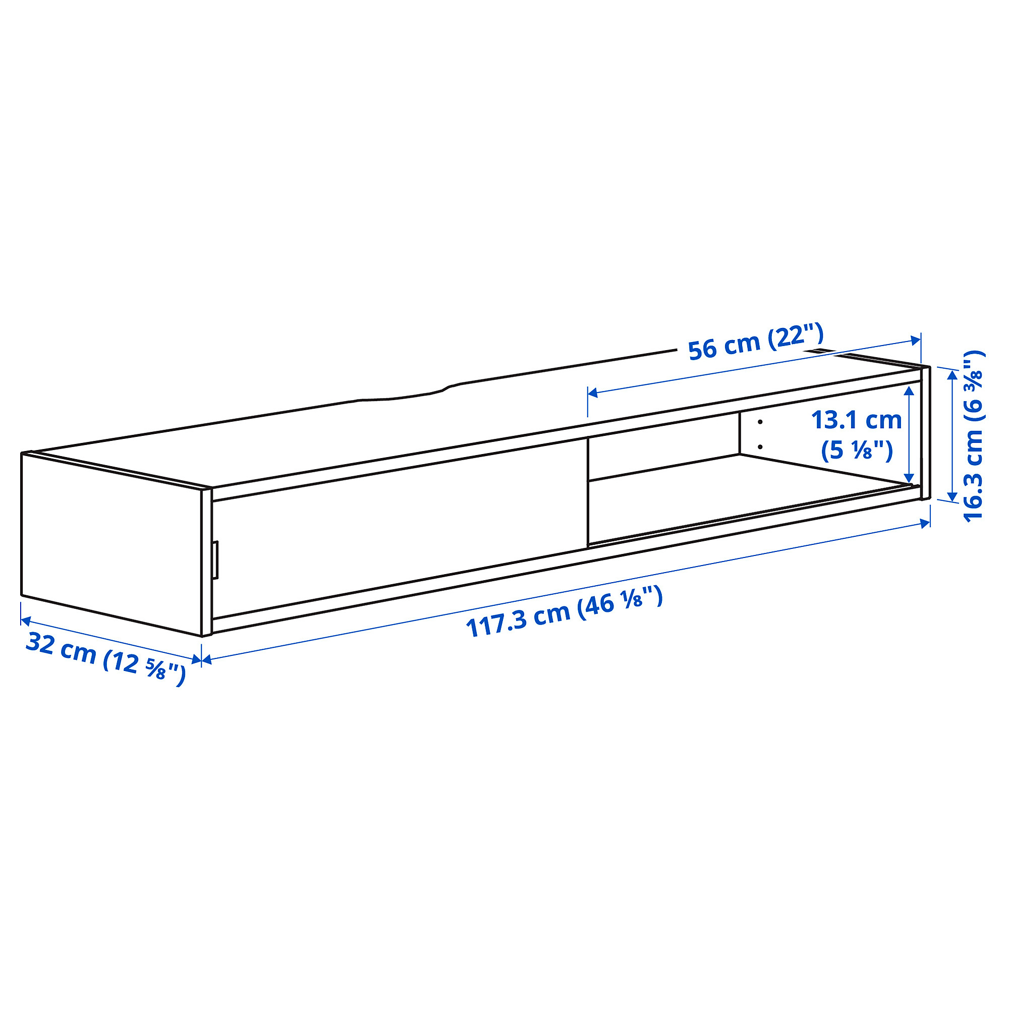 SPIKSMED media shelf