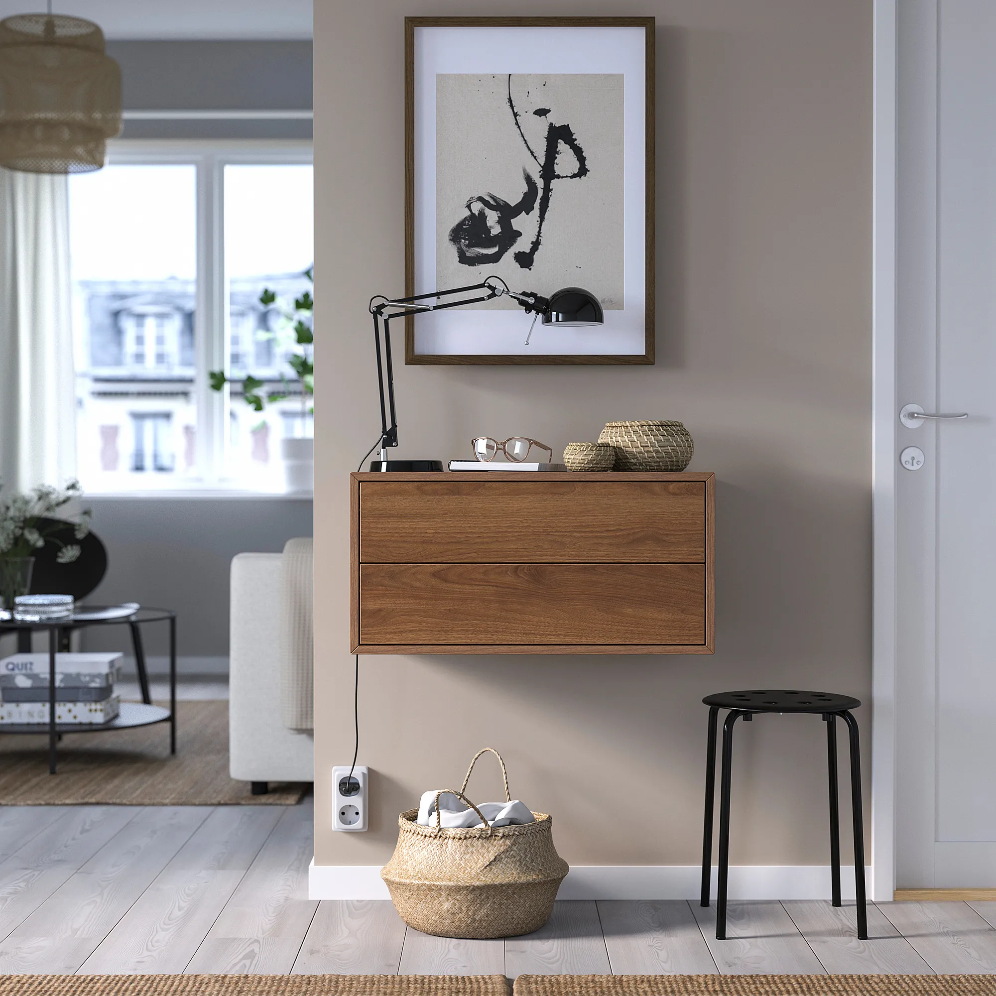 EKET wall-mounted storage combination