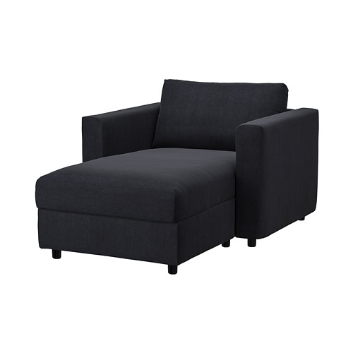 VIMLE - 躺椅布套, Saxemara 黑藍色 | IKEA 線上購物 - PE799700_S4