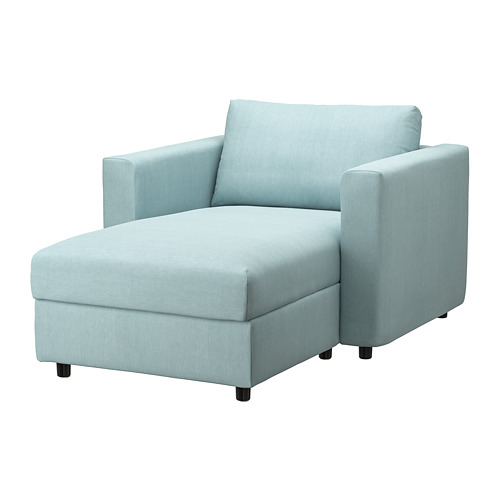 VIMLE - 躺椅布套, Saxemara 淺藍色 | IKEA 線上購物 - PE799713_S4