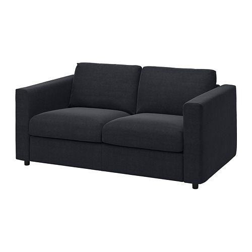VIMLE - 2-seat sofa, Saxemara black-blue | IKEA Taiwan Online - PE799721_S4