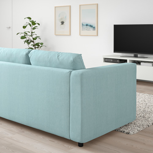 VIMLE - 3-seat sofa, Saxemara light blue | IKEA Taiwan Online - PE799730_S4