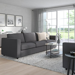 VIMLE - 3-seat sofa, Saxemara black-blue | IKEA Taiwan Online - PE799738_S3