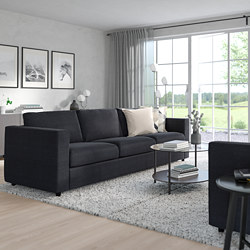 VIMLE - 3-seat sofa, Hallarp grey | IKEA Taiwan Online - PE799735_S3
