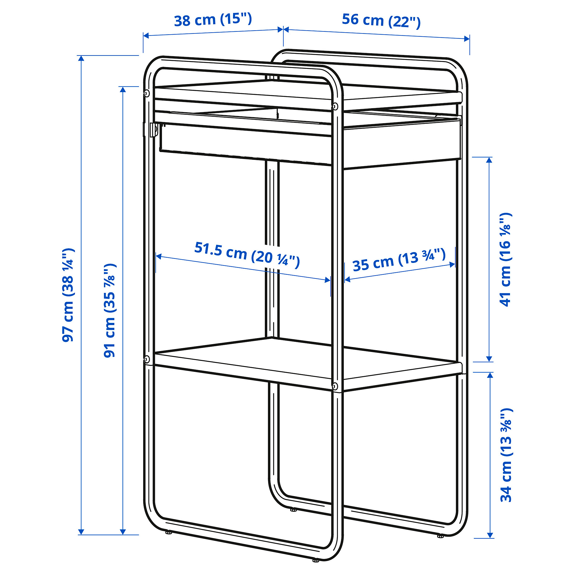 SUNNERSTA storage unit