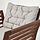 ÄPPLARÖ - armchair, outdoor, brown stained/Kuddarna grey | IKEA Taiwan Online - PE844163_S1