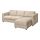 VIMLE - cover 3-seat sofa w chaise longue, Hallarp beige | IKEA Taiwan Online - PE799782_S1