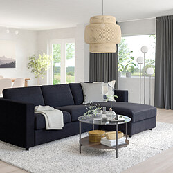 VIMLE - 3-seat sofa with chaise longue, Hallarp beige | IKEA Taiwan Online - PE799782_S3