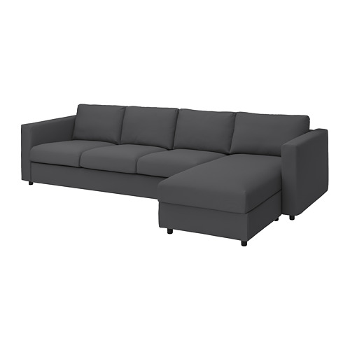 VIMLE cover 4-seat sofa w chaise longue