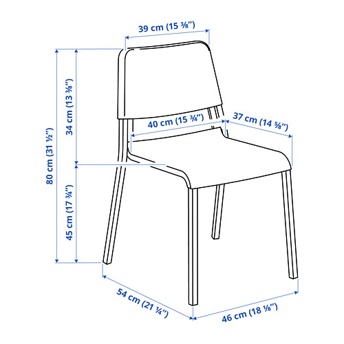 MELLTORP/TEODORES table and 2 chairs