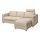 VIMLE - 三人座沙發附躺椅, 附頭靠墊/Hallarp 米色 | IKEA 線上購物 - PE799877_S1