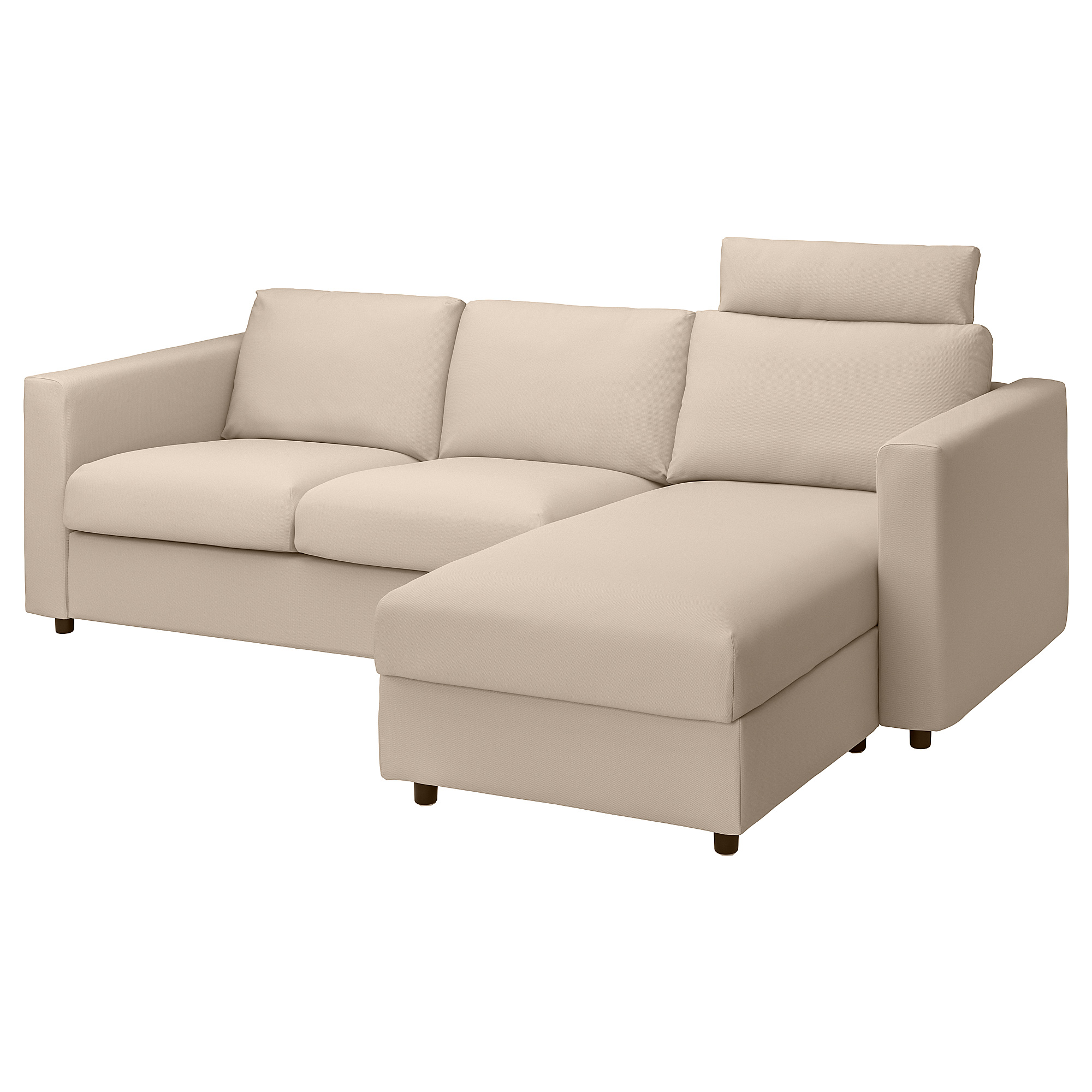 VIMLE 3-seat sofa with chaise longue