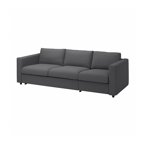 VIMLE - 三人座沙發床布套, Hallarp 灰色 | IKEA 線上購物 - PE799902_S4
