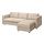 VIMLE - 附躺椅三人座沙發床椅套, Hallarp 米色 | IKEA 線上購物 - PE799927_S1