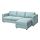 VIMLE - 附躺椅三人座沙發床椅套, Saxemara 淺藍色 | IKEA 線上購物 - PE799923_S1