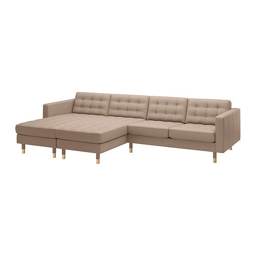 LANDSKRONA 4-seat sofa with chaise longues