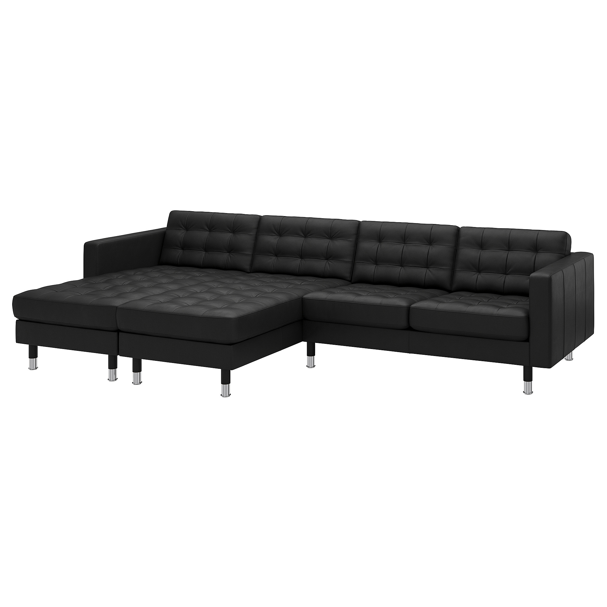 LANDSKRONA 4-seat sofa with chaise longues