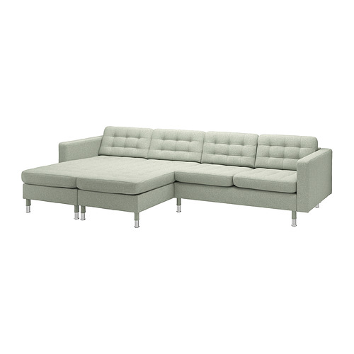 LANDSKRONA 4-seat sofa with chaise longues