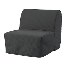 LYCKSELE - 沙發床套, Lillsele 白色/黑色 | IKEA 線上購物 - PE860263_S3