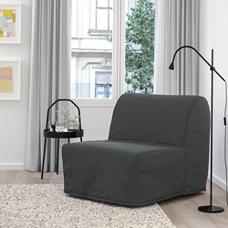 LYCKSELE LÖVÅS - 單人沙發床, Lillsele 白色/黑色 | IKEA 線上購物 - PE860274_S3