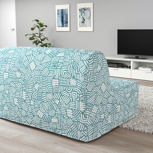 LYCKSELE LÖVÅS - 2-seat sofa-bed, Tutstad multicolour | IKEA Taiwan Online - PE799987_S4