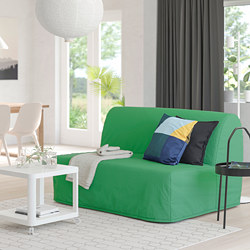 LYCKSELE HÅVET - 2-seat sofa-bed, Knisa light grey | IKEA Taiwan Online - PE799982_S3