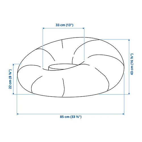 BRÄNNBOLL 充氣躺椅