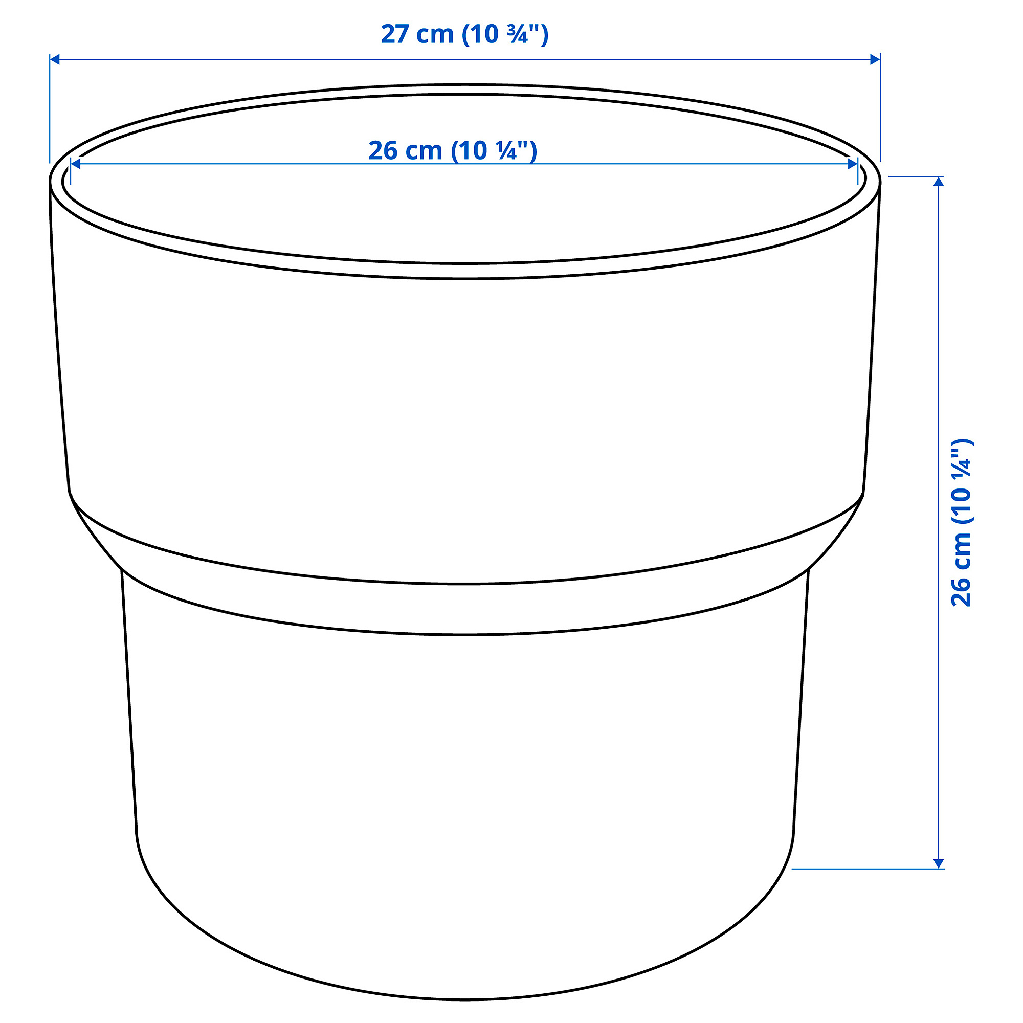 FÖRENLIG plant pot